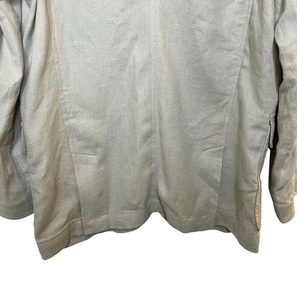 NWT Madewell Breezewoven Larsen Blazer Jacket Linen Oversized Breathable Size S - Picture 7 of 12